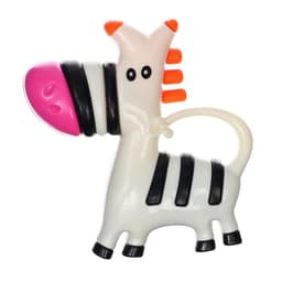 Погремушка - прорезыватель Крошка Я «Зебра и Эскимо», от 3 мес., набор 2 шт.