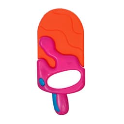 Погремушка - прорезыватель Крошка Я «Зебра и Эскимо», от 3 мес., набор 2 шт.