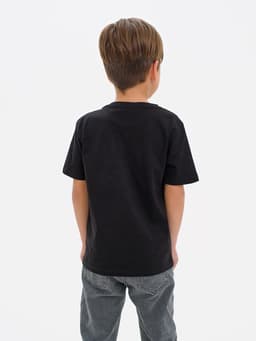 Футболка для мальчика KAFTAN «Галстук», чёрная, рост 86-92 см