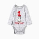 Боди детское «Крошка Я. Первый НГ», рост 62-68 см, белое