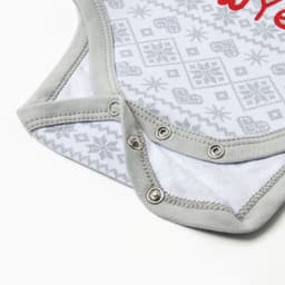 Боди детское «Крошка Я. Первый НГ», рост 62-68 см, белое