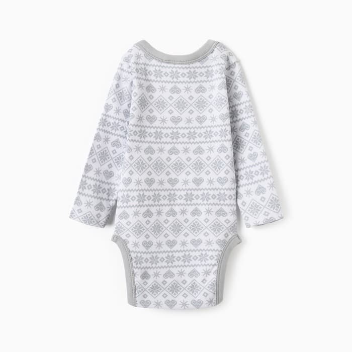 Боди детское «Крошка Я. Первый НГ», рост 62-68 см, белое