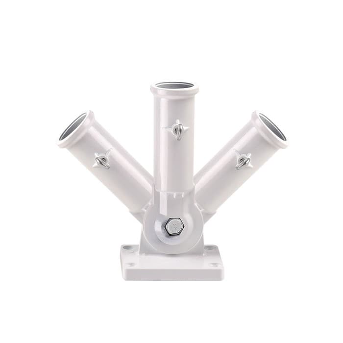 Кронштейн для флага, d=2.9 см, глубина 9 см, платформа 8×6 см, поворот на 180 градусов