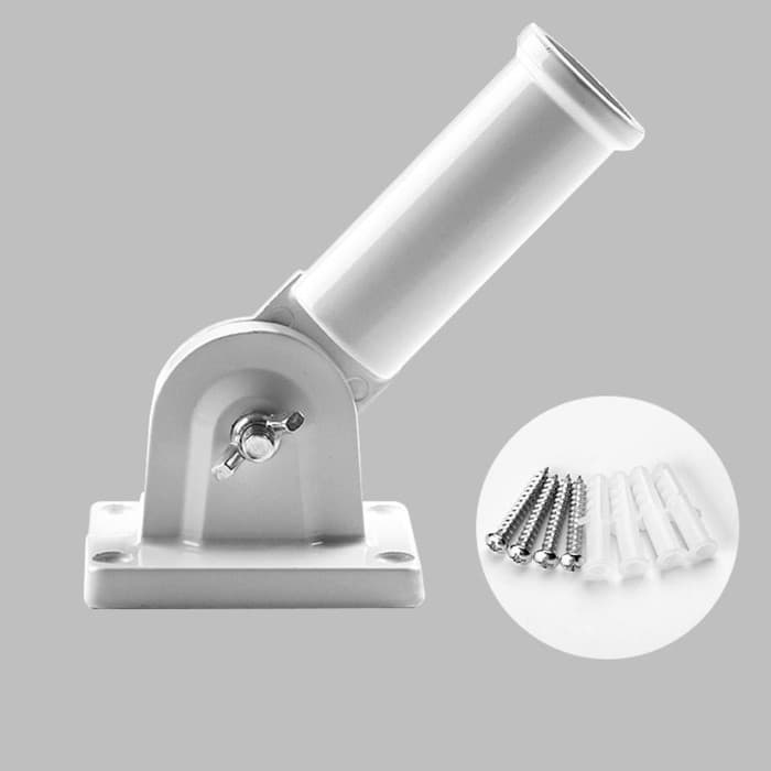 Кронштейн для флага, d=2.9 см, глубина 9 см, платформа 8×6 см, поворот на 180 градусов