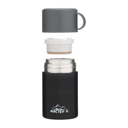 Термос для еды Мастер К, 550 мл, 17×11 см, нержавеющая сталь, чёрный