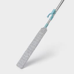 Швабра для уборки Доляна, гибкая, для труднодоступных мест, плоская насадка из микрофибры, 8×2.5×127 см