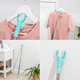 Швабра для уборки Доляна, гибкая, для труднодоступных мест, плоская насадка из микрофибры, 8×2.5×127 см