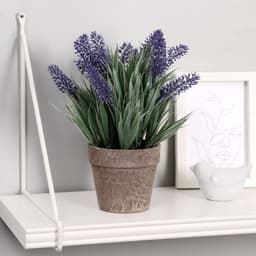 Искусственный цветок в горшке «Мускари», 10×22 см, МИКС