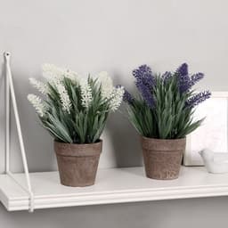 Искусственный цветок в горшке «Мускари», 10×22 см, МИКС