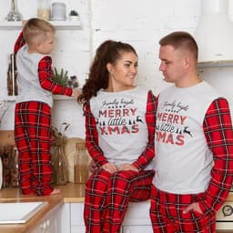 Пижама новогодняя женская (лонгслив, брюки) KAFTAN X-mas, размер 48-50