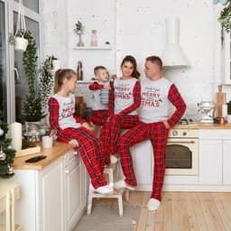 Пижама новогодняя женская (лонгслив, брюки) KAFTAN X-mas, размер 52-54