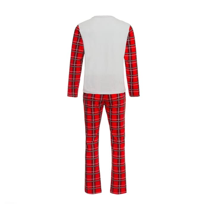 Пижама мужская: лонгслив, брюки KAFTAN X-mas, размер, 50