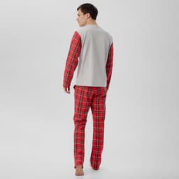 Пижама мужская: лонгслив, брюки KAFTAN X-mas, размер, 50