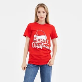 Футболка женская KAFTAN Merry Christmas, размер 40-42