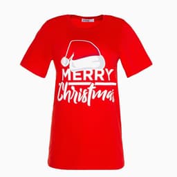 Футболка женская KAFTAN Merry Christmas, размер 40-42