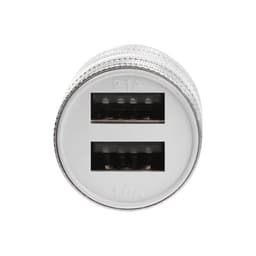 Автомобильное зарядное устройство, 2 USB, 2.1 А/1 А, МИКС