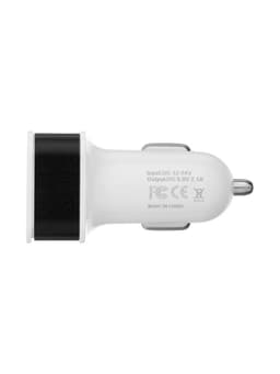 Автомобильное зарядное устройство, 2 USB, 2.1 А/1 А, МИКС