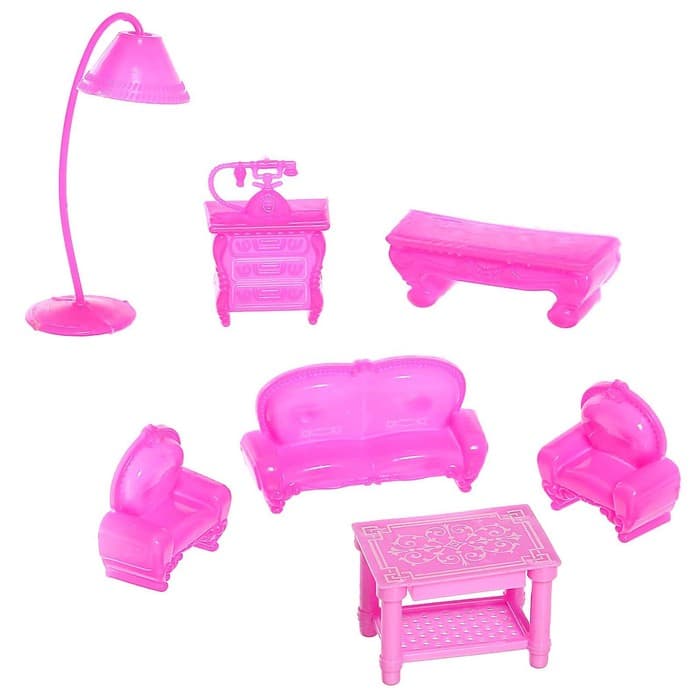 Кукольный домик «Коттедж» с куклами и аксессуарами