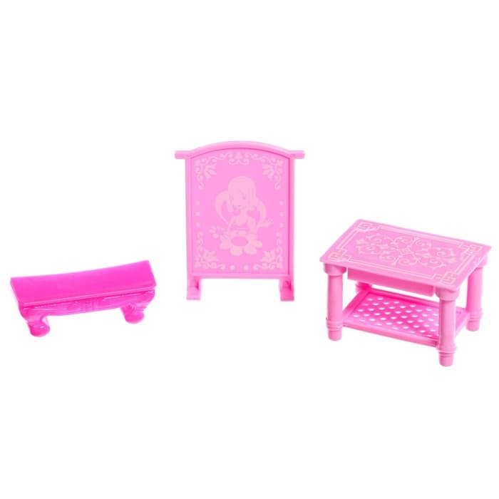 Кукольный домик «Коттедж» с куклами и аксессуарами