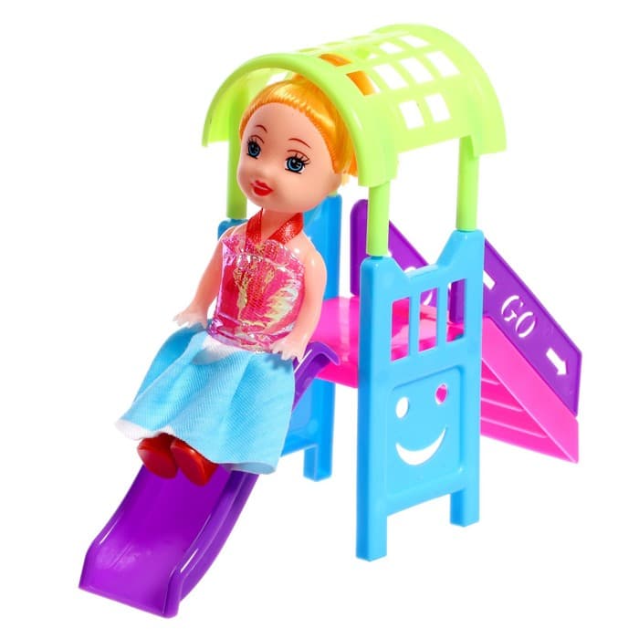 Кукольный домик «Коттедж» с куклами и аксессуарами