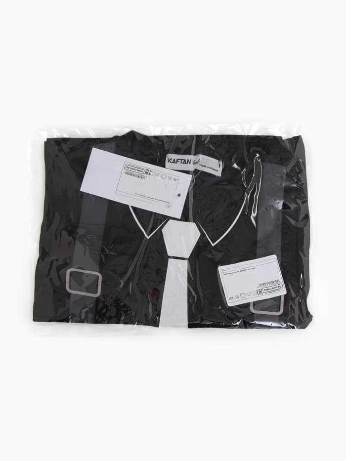 Футболка для мальчика KAFTAN «Галстук», чёрная, рост 98-104 см