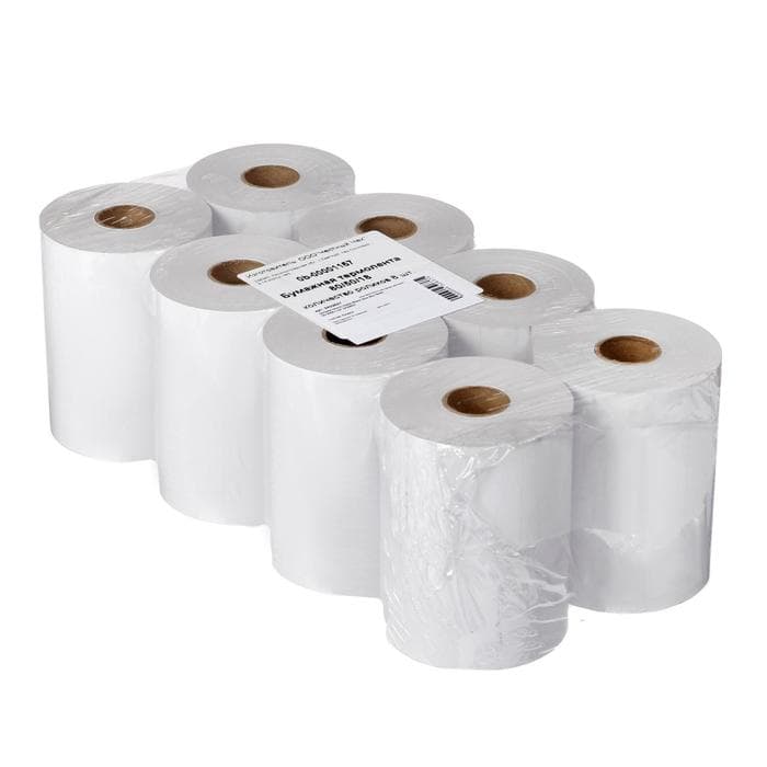 Чековая термолента, ширина 80 мм, длина 50 м, втулка 18 мм, 48 г/м²