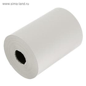 Чековая термолента, ширина 80 мм, длина 50 м, втулка 18 мм, 48 г/м²