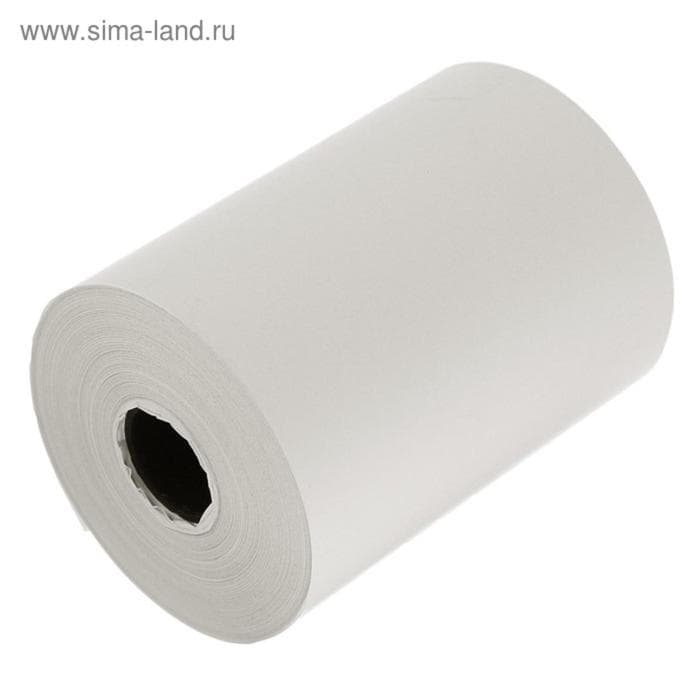 Чековая термолента, ширина 80 мм, длина 50 м, втулка 18 мм, 48 г/м²