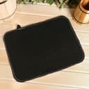 Коврик - сидушка для бани и сауны, 43×34 см, шерсть 30%, полиэфир 70%, тёмный, «Добропаровъ»