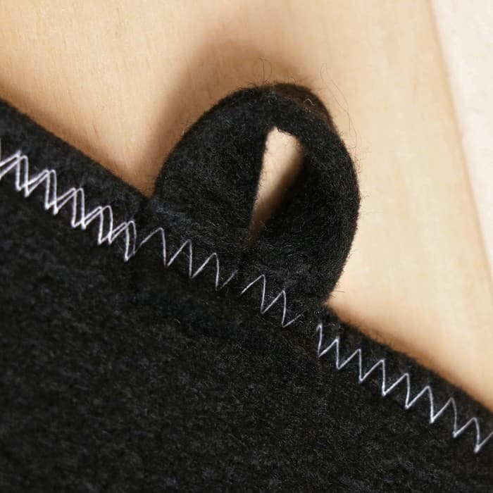 Коврик - сидушка для бани и сауны, 43×34 см, шерсть 30%, полиэфир 70%, тёмный, «Добропаровъ»