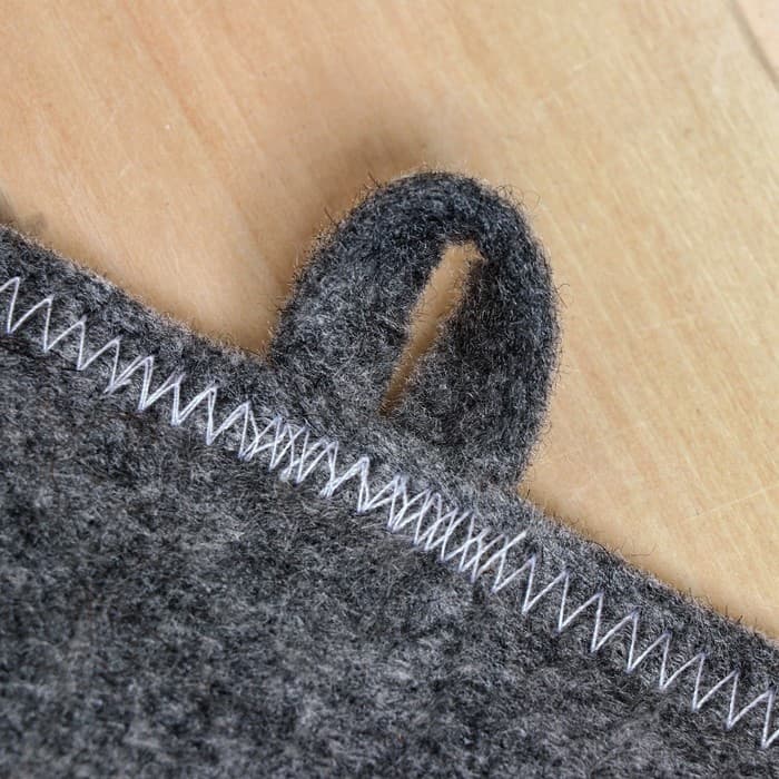 Коврик - сидушка для бани и сауны, 43×34 см, шерсть 30%, полиэфир 70%, тёмный, «Добропаровъ»