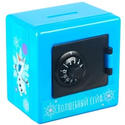 Копилка сейф «Принцессы», 8.8 см × 7.5 см × 8.8 см, Холодное сердце