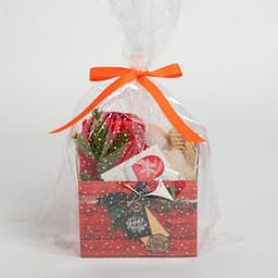 Набор новогодний подарочный «Этель. Счастья в Новом году», 4 предмета: полотенце 30×60 см и аксессуары