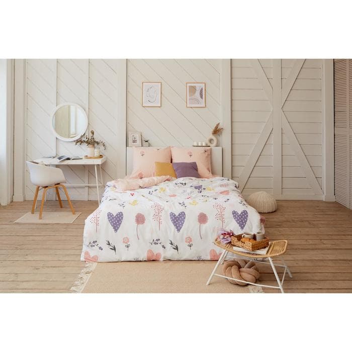 Постельное бельё дуэт «Этель» Flower garden, бязь