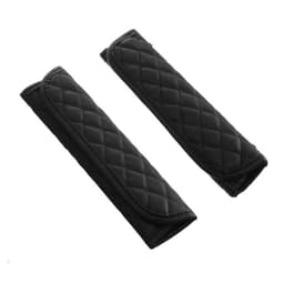 Набор чехлов на ремень безопасности «Корона» черный, 2 шт.