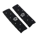 Набор чехлов на ремень безопасности «Корона» черный, 2 шт.