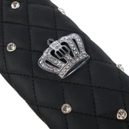 Набор чехлов на ремень безопасности «Корона» черный, 2 шт.