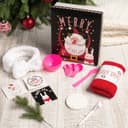 Набор подарочный новогодний «Этель» Merry x-mas, 8 предметов, полотенце, повязка на голову