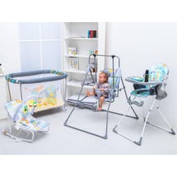 Стульчик для кормления Крошка Я «Веселые зверята»