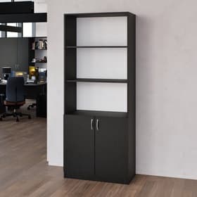 Шкаф комбинированный «Клик Мебель. Джамп», 800×410×1980 мм, цвет чёрный