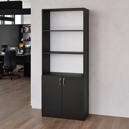 Шкаф комбинированный «Клик Мебель. Джамп», 800×410×1980 мм, цвет чёрный