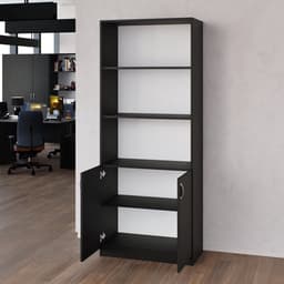 Шкаф комбинированный «Клик Мебель. Джамп», 800×410×1980 мм, цвет чёрный