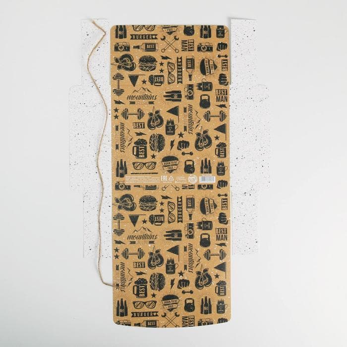 Коробка подарочная складная, упаковка, «Мужская», 20×18×5 см