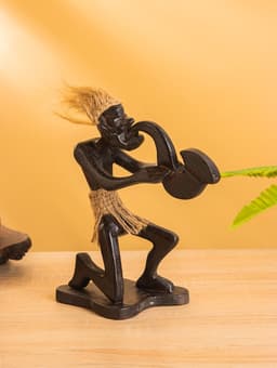 Сувенир из дерева «Абориген музыкант», 15×8×19 см