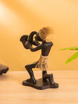 Сувенир из дерева «Абориген музыкант», 15×8×19 см