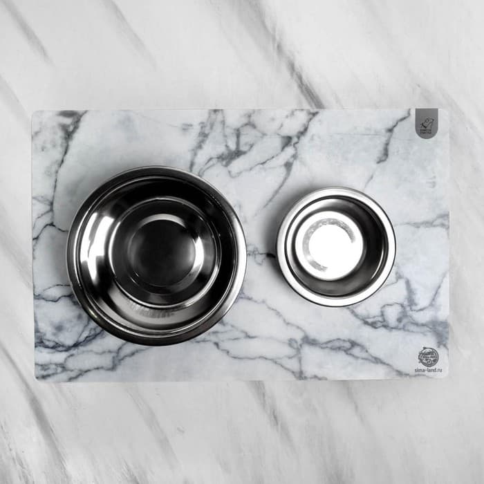 Коврик под миску «Камень», 43×28 см