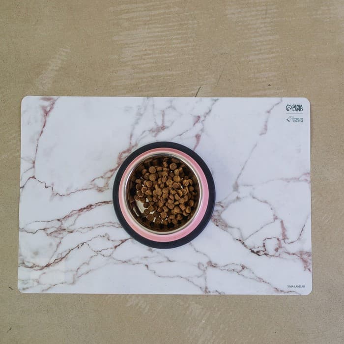 Коврик под миску «Камень», 43×28 см