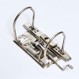 Папка-регистратор А4, 75 мм, ПВХ, тиснение «лен», металлическая окантовка, карман на корешок, собранная, синяя