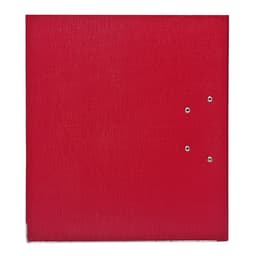 Папка-регистратор А4, 75 мм, ПВХ, тиснение «лен», металлическая окантовка, карман на корешок, собранная, бордовая