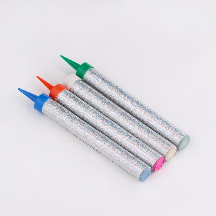 Свечи фонтаны в торт «Цветные искры», 4 шт., 10 см, горение 30 сек.